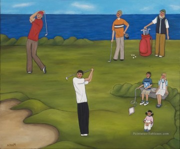  golf Art - golf 13 impressionniste